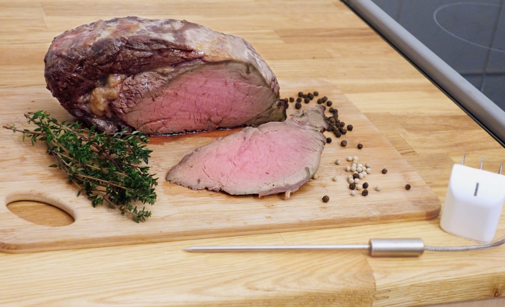 Roast beef, medium rare