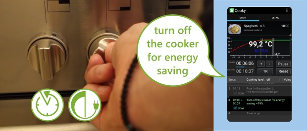 Energy saving with residual heat